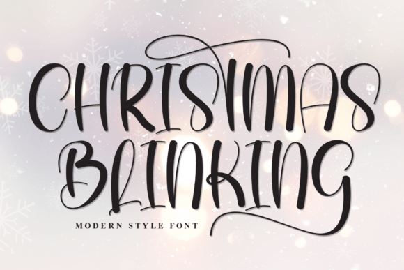 Christmas Blinking: A Font That Feels Like a Warm Hug