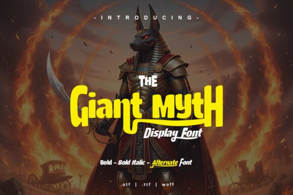 Giant Myth: A Typeface Forged in Legend
