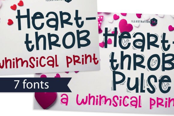 Heart Throb: The Energetic Display Font for Maximum Impact