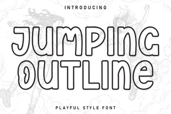 Jumping Outline: The Playful Font That Brings Joy to Any Design