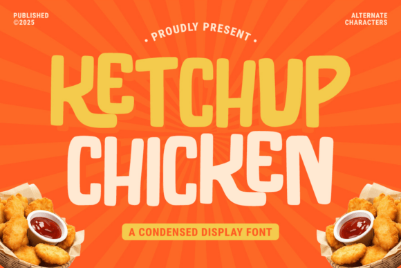 Ketchup Chicken: A Font That Serves Up Bold Brand Personality