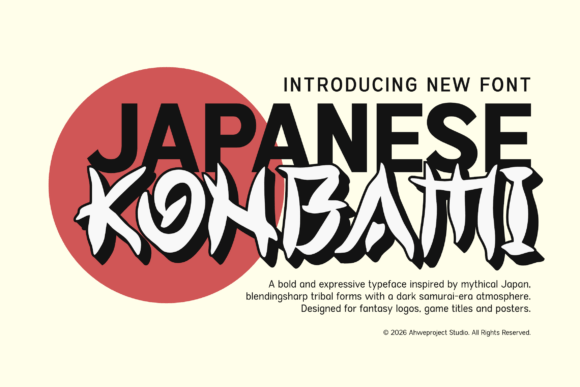 Konbami: The Japanese Display Font That Commands Attention