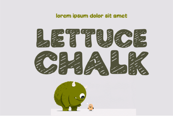 Lettuce Chalk: A Playful Handmade Font for Creative Projects