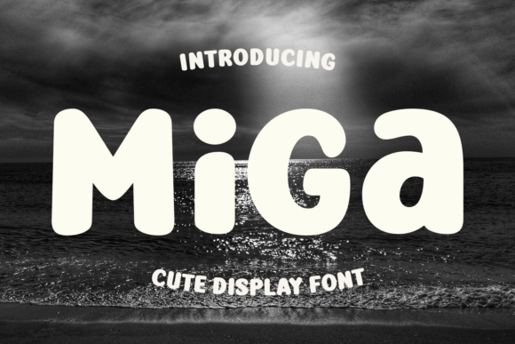 Meet Miga: The Ultra-Chunky Font That Brings Instant Charm