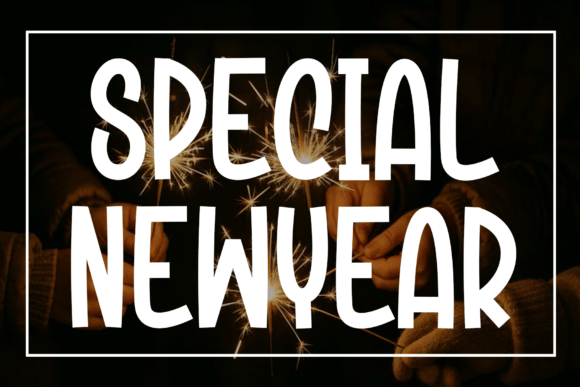 Special Newyear: A Typeface for Unforgettable Moments