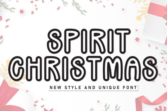 Spirit Christmas: A Font That Feels Like a Warm Welcome